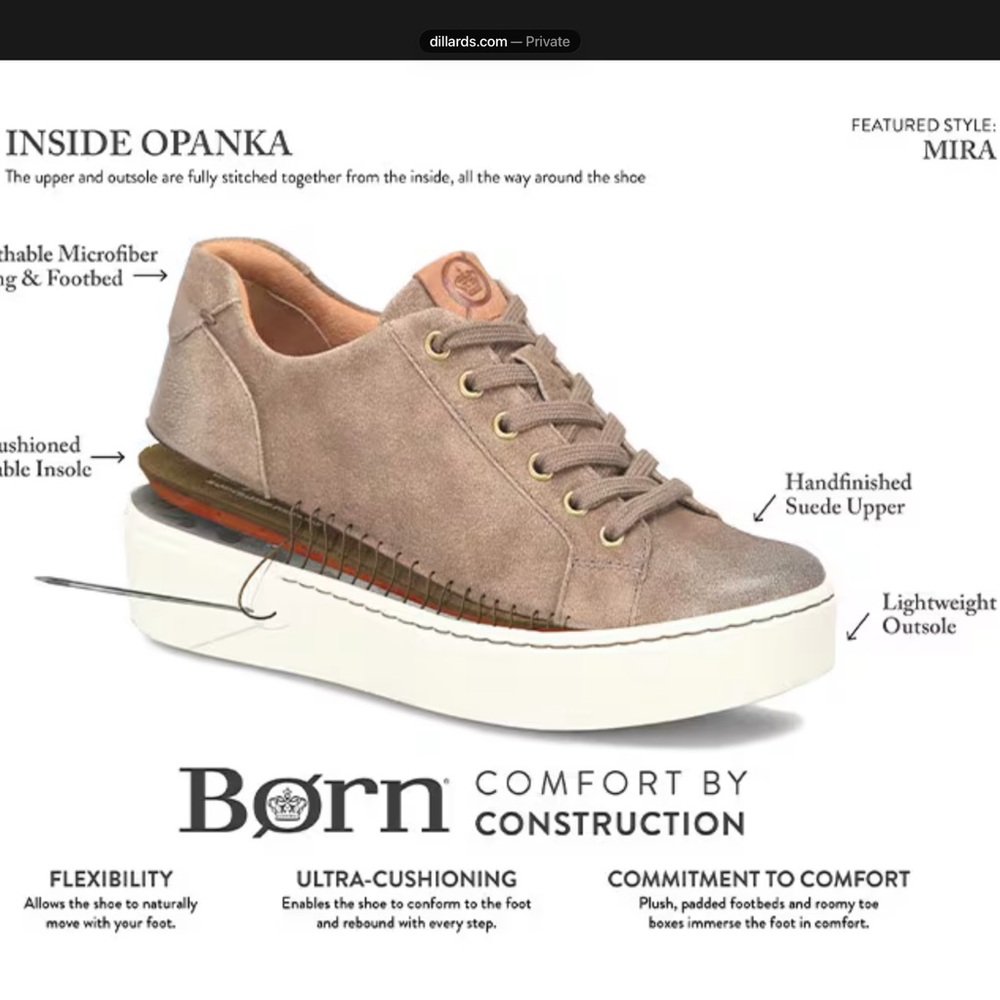 BORN MIRA WHITE ITALIAN FINISHED LEATHER PLATFORM SNEAKERS SIZE 7 - Picture 11 of 11